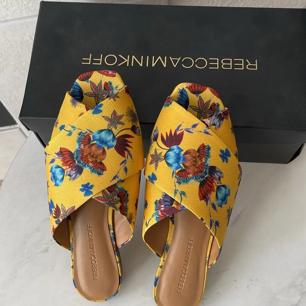 Rebecca Minkoff Spring Floral Anden women’s shoes size 6 - Picture 5 of 6